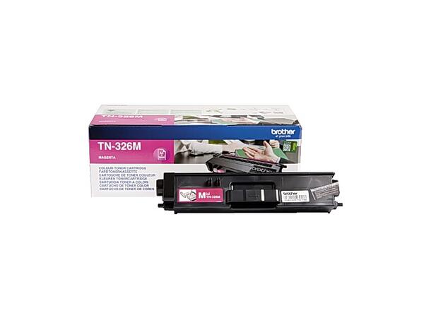 Toner BROTHER TN326M high capacity rød Magenta/Rød høykapasitetstoner 