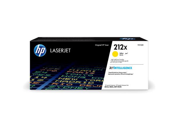 Toner HP 212X Gul 10 000 sider ved 5 % 