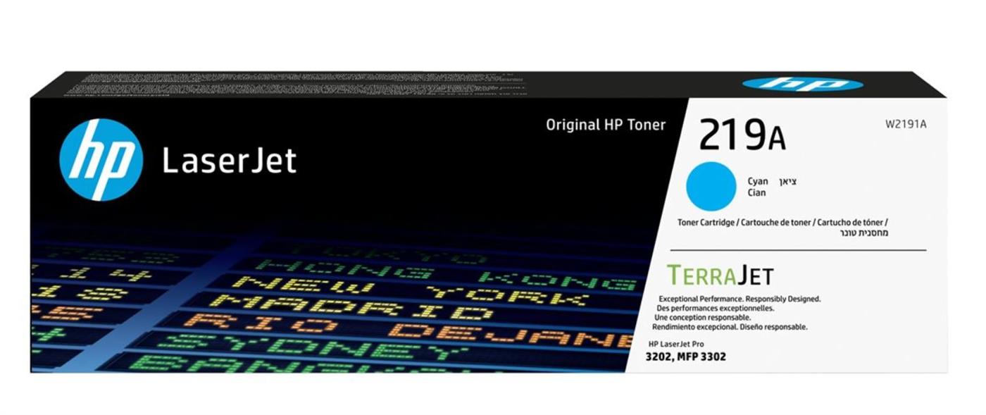 9445038 HP W2191A Toner HP 219A 1.2K cyan 