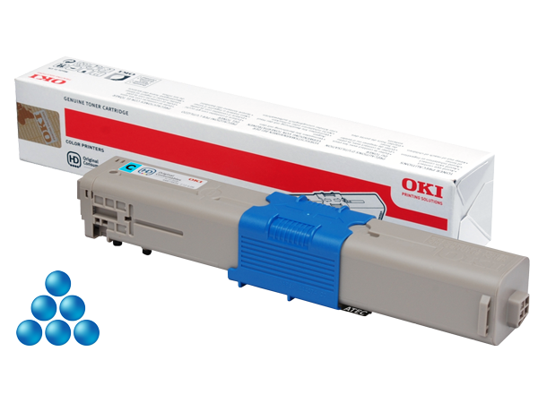 Toner OKI C332/MC363 cyan 1.5K Blå tonerkassett til OKI 