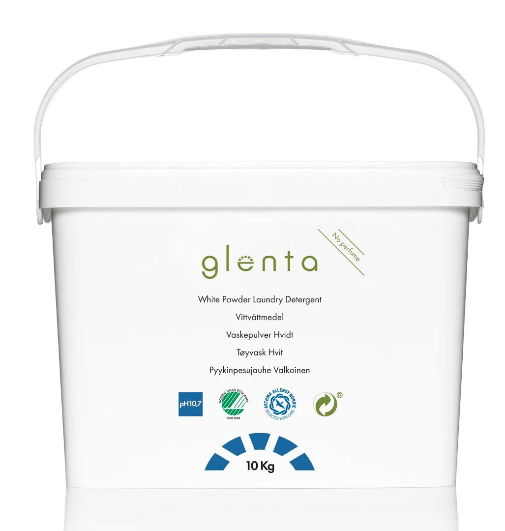 9444966   T&#248;yvask GLENTA hvitt 10 kg Uparfymert