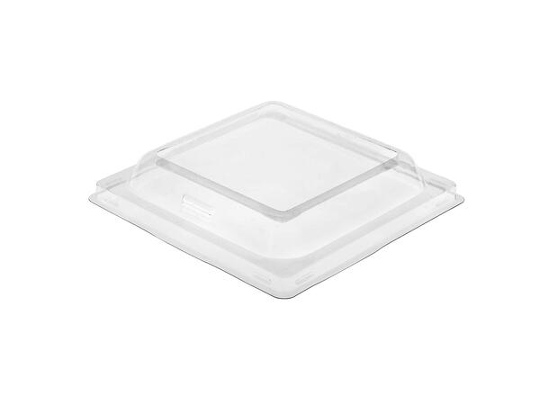 Vision lokk clipover 250/375/500/650 ml 122 x 122 x 25 mm, klar rpet (1200 stk) 