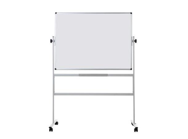 Whiteboard BI-OFFICE tosidig 120x150cm Magnetisk whiteboardtavle vendbar 