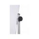147621 QR0404 Whiteboard BI-OFFICE tosidig 120x150cm Magnetisk whiteboardtavle vendbar