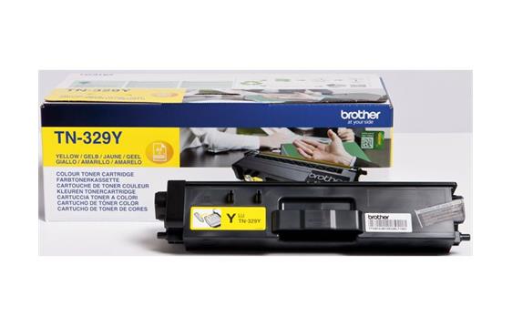 119223 Brother TN329Y Toner BROTHER TN329BY Gul/Yellow Gul/Yellow toner