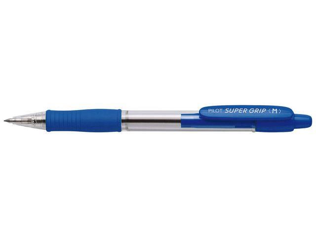 131153 Pilot BPGP-10R-MLL-E Kulepenn Pilot Supergrip medium bl&#229; Pilot kulepenn med oljebasert blekk