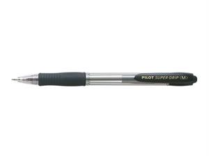 Kulepenn Pilot Supergrip medium sort Pilot kulepenn med oljebasert blekk 