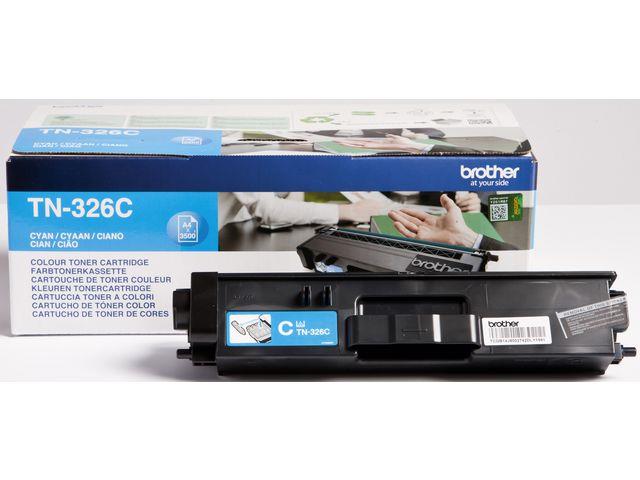 119217 Brother TN326C Toner BROTHER TN326C high capacity Cyan Cyan/Bl&#229; h&#248;ykapasitetstoner