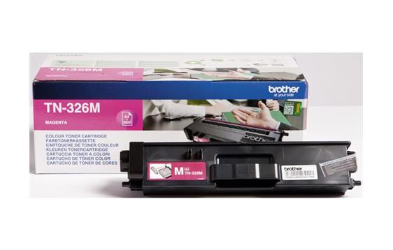 119218 Brother TN326M Toner BROTHER TN326M high capacity r&#248;d Magenta/R&#248;d h&#248;ykapasitetstoner