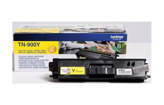 126447 Brother TN900Y Toner BROTHER TN900Y Gul/Yellow Gul/Yellow toner