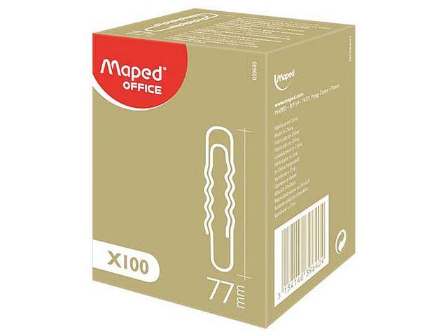 777346 Maped 039640 1 Binders MAPED s&#248;lv 77mm (100 stk)