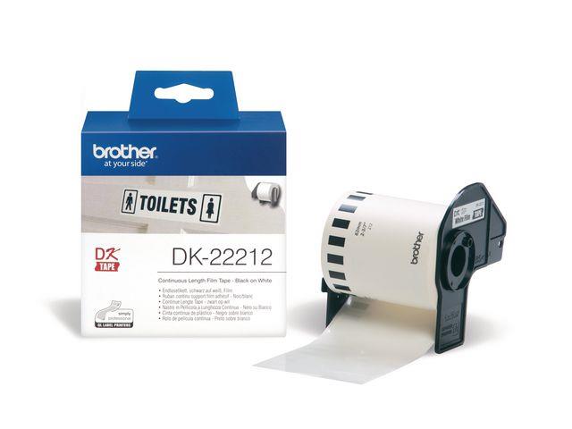 262331 Brother DK-22212 Etikett BROTHER DK-22212 pl 62mmx15,24m 
