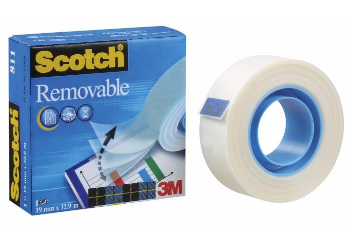 53055 3M 8111933 Tape SCOTCH&#174; Magic 811 avtagbar 19mmx33m Lim