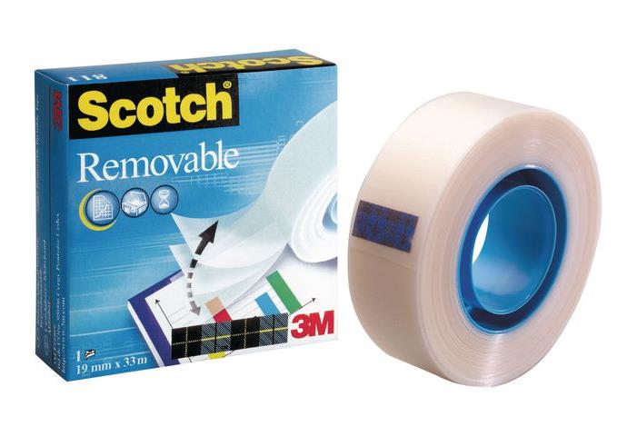 53055 3M 8111933 Tape SCOTCH&#174; Magic 811 avtagbar 19mmx33m Lim