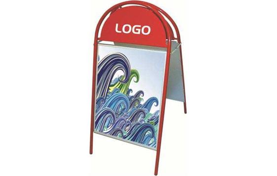 9413944  326060 Plakatstativ Expo Gotic 50 x 70 cm r&#248;d 