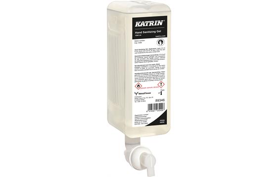 119364 Katrin 89346 H&#229;nddesinfeksjon KATRIN gel 1L Katrin desinfeksjonsdel med 80% alkohol