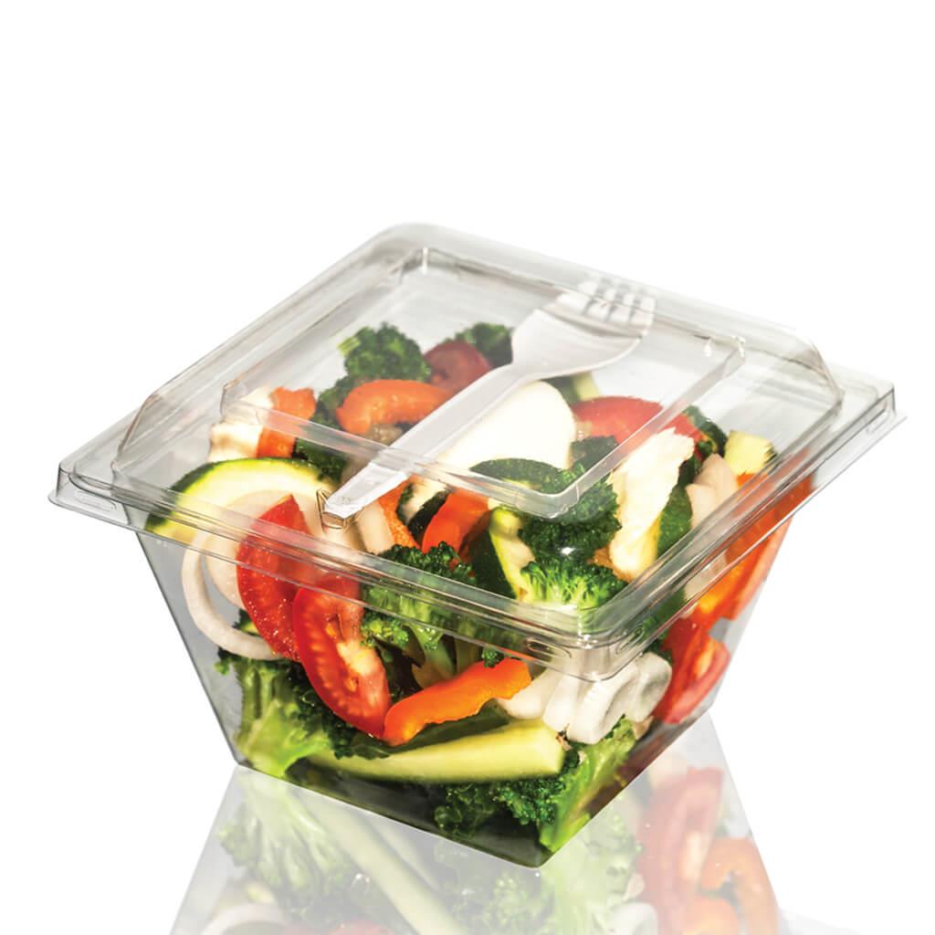 9413669 Paccor 10084139 Vision salatbeger bunn 375 ml 116 x 116 x 60 mm, klar rpet (900 stk)