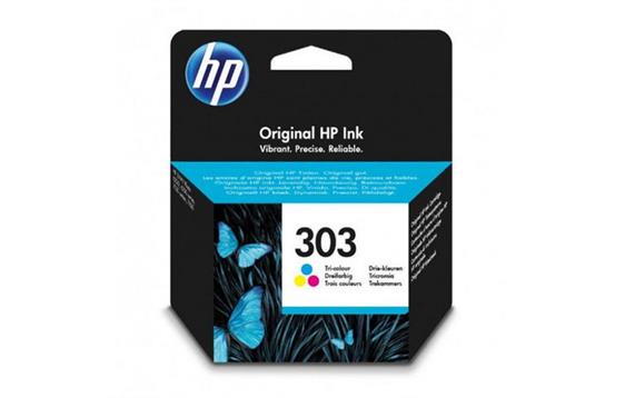 156450 HP T6N01AE#UUS Blekk HP 303 Tri-color Blekk | HP | Farge | InkJet