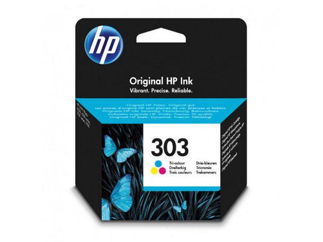 156450 HP T6N01AE#UUS Blekk HP 303 Tri-color Blekk | HP | Farge | InkJet