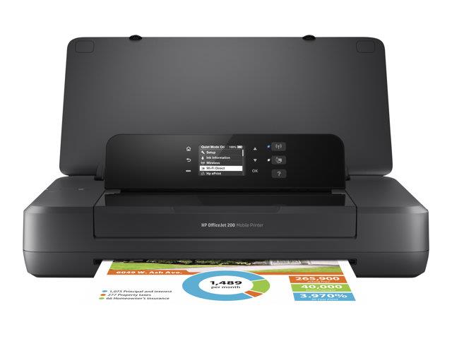 9419501 HP CZ993A HP Officejet 200 Mobile Printer Skriver - farge - ink-jet - A4/Legal