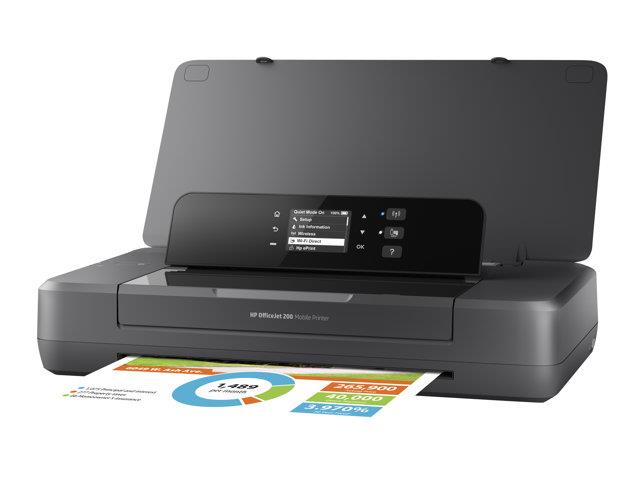 9419501 HP CZ993A HP Officejet 200 Mobile Printer Skriver - farge - ink-jet - A4/Legal