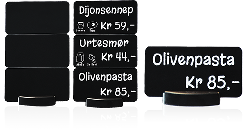 9419809 Evolis C14060 Plastkort - 3 tag svart matt, 0,76mm 10 3 delte kort for matvare/allergimerking