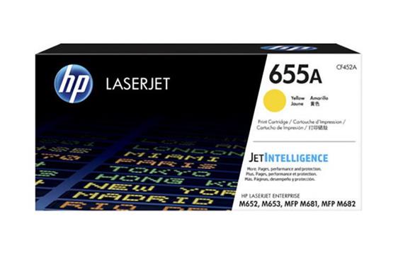 152718 HP CF452A Toner HP CF452A 655A 10,5K Gul M652 | M653 | MFP681 | MFP682