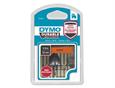 147586 Dymo 1978367 Tape DYMO D1 12mm x 3m sort på orange 