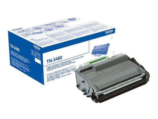 140496 Brother TN3480 Toner BROTHER TN3480 H&#248;ykapasitet H&#248;ykapasitet toner til Brother HLL5100D