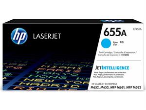 Toner HP CF451A 655A 10,5K Cyan M652 | M653 | MFP681 | MFP682 