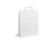 9423135  1FTTC000320 Topcraft ® papirpose med flate håndtak 320 x 140 x 420 mm | 80 gr | hvit kraft