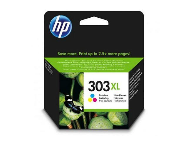 156452 HP T6N03AE Blekk HP 303 XL Tri-color Blekk | HP | Farge | InkJet