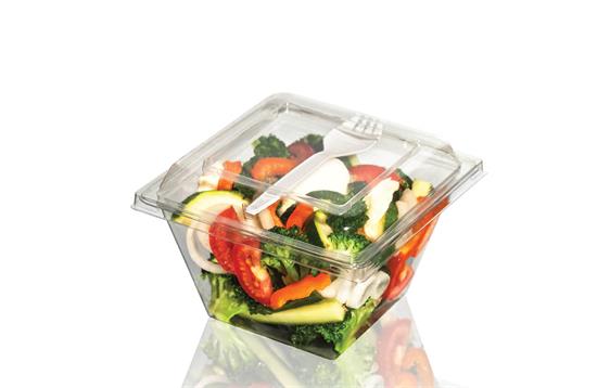 9418435 Paccor 30103573 Vision salatbeger bunn 650 ml 116 x 116 x 93 mm, klar rpet (900 stk)