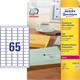 9419228 AveryL7551 Avery laser 38,1x21,2 mm | L7551 (25) transparente mini etiketter for laser