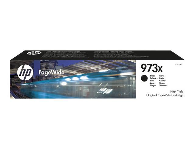 144379 HP L0S07AE Blekk HP L0S07AE 973X XL PW sort til HP Pagewide printer (MFP 477)