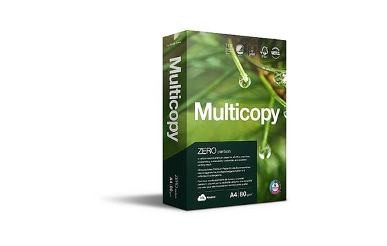 147578 StoraEnso 158001 Kopipapir MultiCopy Zero A4 80 gr (500) Karbonn&#248;ytralt milj&#248;vennlig kopipapir