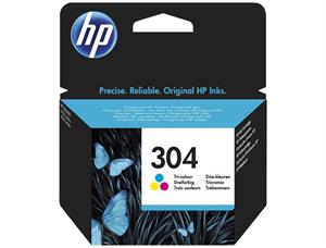 Blekk HP N9K05AE serie 304 Tri-Color Blekkpatron til HP Deskjet 3720/3730 