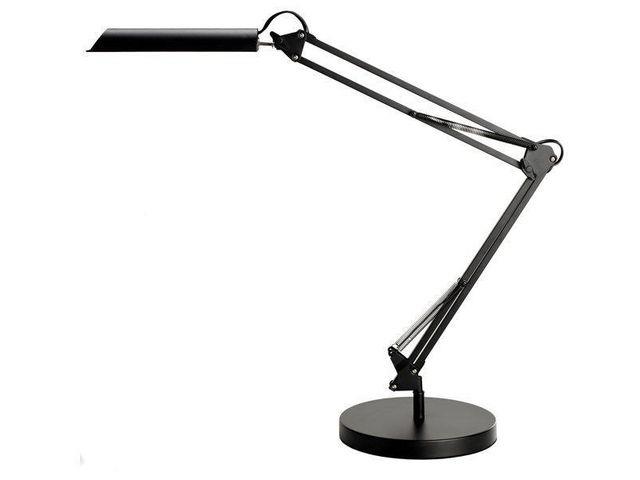 158996  400093838 Lampe UNILUX LED Swingo sort Bordlampe | Arbeidsbelysning