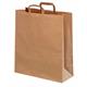 9423128 1FTTC000045 Topcraft &#174; papirpose med flate h&#229;ndtak 450 x 170 x 480 mm | 100 gr | brun kraft