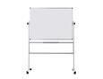 147621  QR0404 Whiteboard BI-OFFICE tosidig 120x150cm Magnetisk whiteboardtavle vendbar