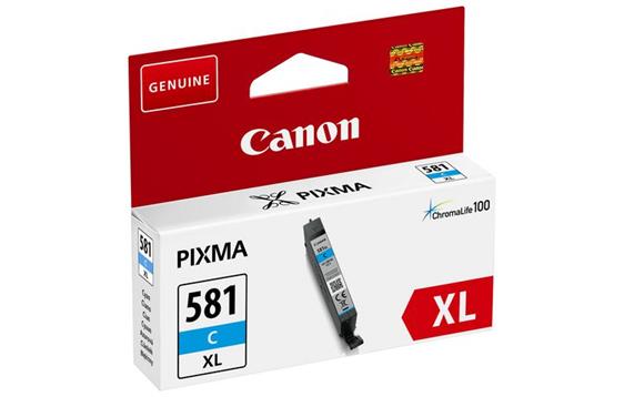 157119 Canon 2049C001 Blekk CANON CLI-581XL Cyan/Bl&#229; Pixma | Blekkpatron | Farge