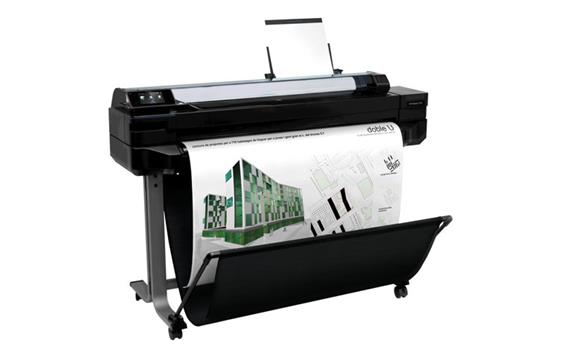 9419526 HP CQ893A HP Designjet T520 91,4cm 36inch ePrinter 36&quot; storformatsskriver-farge-A0-rull