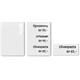 9419814 EvolisC14063 Plastkort - 3 tag hvite, 0,76mm delbare plastkort til matvaremerking
