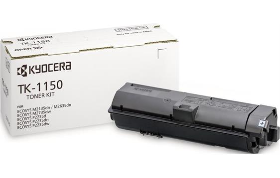 151454  1T02RV0NL0 Toner KYOCERA TK-1150 3K sort Kapasitet opp til 3000 sider