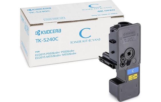 151462 Kyocera 1T02R7CNL0 Toner KYOCERA TK-5240C 3K cyan/bl&#229; Kapasitet opp til 3000 sider