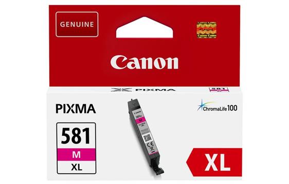 157120 Canon 2050C001 Blekk CANON CLI-581XL Magenta/R&#248;d Pixma | Blekkpatron | Farge