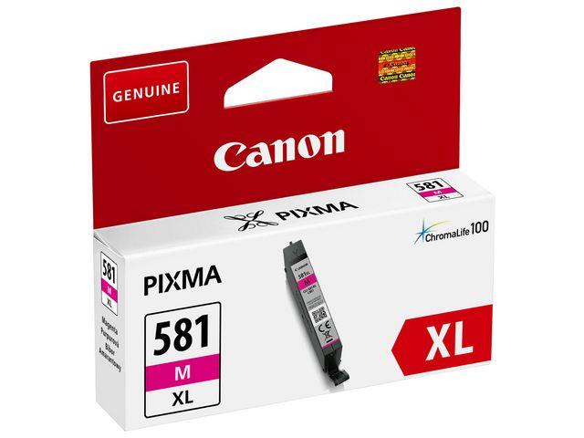 157120 Canon 2050C001 Blekk CANON CLI-581XL Magenta/R&#248;d Pixma | Blekkpatron | Farge