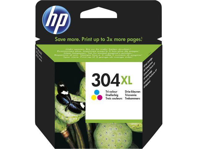 147277 HP N9K07AE#UUS Blekk HP N9K07AE serie 304XL Tri-Color Blekkpatron til HP Deskjet 3720/3730