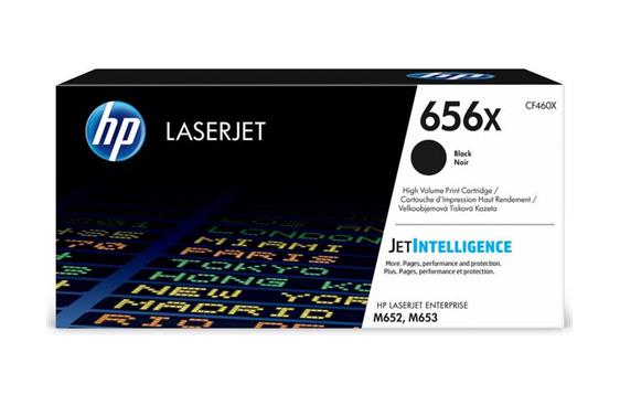 152723 HP CF460X Toner HP CF460X 656X 27K Sort HP | Laserjet | Enterprise