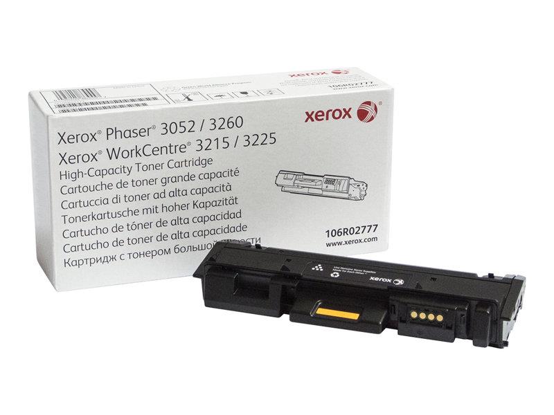 106R02777 Xerox 106R02777 Toner Xerox Phaser 3260 WorkCentre 3225 sort HC  toner med 3000 sider kapasitet